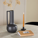 Stůl Lanzo – béžový se 4 židlemi Edina – černý