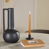 Stůl Lanzo - béžový se 4 židlemi Edina - černá / hnědá