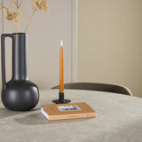 Stůl Lanzo - béžový se 4 židlemi Edina - černá / hnědá