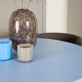 Stůl Bootcut - Baby Blue se 4 židlemi Edina - Black / Brown