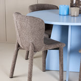 Bootcut Table - Baby Blue se 4 židlemi Astoria - Brown