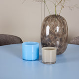 Bootcut Table - Baby Blue se 4 židlemi Astoria - Brown
