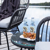 Viga - Balkonová sada - Černá - Proutí -