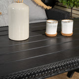 Rohová pohovka Brentwood - černá/šedá