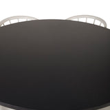 Copenhagen - Jídelní stůl kulatý - Black / Black+Bobby Pinnstol - Ljusgrå _6