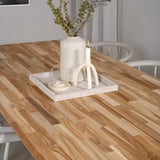 Cirebon Jídelní stůl 200*90cm - Teak / White+Bobby Pinnstol - Ljusgrå _6