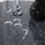 Estelle kulatý jídelní stůl ø106 H75 - černá / černá + plastová jídelní židle Polar - černé nohy / černý plast_4