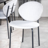 Jídelní stůl Dipp - 180*90cm - Černá dýha / celé černé nohy + Jídelní stůl Vault