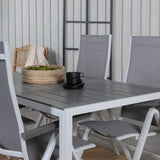 Break Table 150*90 - White/Grey+Albany Light 5ti pólový bílý alu / Grey Textilene_4