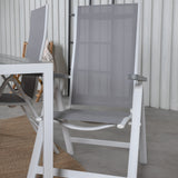 Break Table 150*90 - White/Grey+Albany Light 5ti pólový bílý alu / Grey Textilene_4