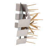 Piazza Matbord - Ek-look / svart - 180*90*75 +Jídelní židle Windu Lyx - Dub-Look / Světle šedá _6