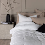 Sada ložního prádla Mila, bílá, 200x150+50x60cm