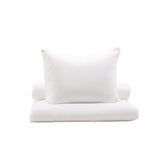 Sada ložního prádla Mila, bílá, 200x150+50x60cm