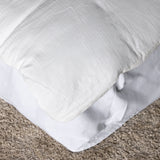 Sada ložního prádla Mila, bílá, 200x150+50x60cm