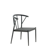 Jídelní židle, Stina, černá, 49 x 47 x 79,5