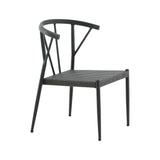 Jídelní židle, Stina, černá, 49 x 47 x 79,5