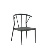 Jídelní židle, Stina, černá, 49 x 47 x 79,5