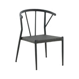 Jídelní židle, Stina, černá, 49 x 47 x 79,5