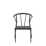 Jídelní židle, Stina, černá, 49 x 47 x 79,5