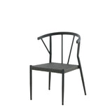Jídelní židle, Stina, černá, 49 x 47 x 79,5