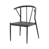 Jídelní židle, Stina, černá, 49 x 47 x 79,5