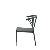Jídelní židle, Stina, černá, 49 x 47 x 79,5