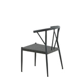 Jídelní židle, Stina, černá, 49 x 47 x 79,5