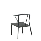 Jídelní židle, Stina, černá, 49 x 47 x 79,5