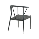 Jídelní židle, Stina, černá, 49 x 47 x 79,5