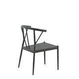 Jídelní židle, Stina, černá, 49 x 47 x 79,5