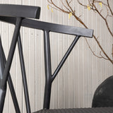 Jídelní židle, Stina, černá, 49 x 47 x 79,5