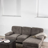 Třimístná pohovka, Remis, tmavě šedá, 241|118 x 85