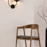 Nástěnná lampa Lyckorna, černá