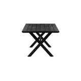 Jídelní stůl, Rives, černá, 75 x 200 x 100