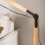 Stojací lampa Kick, černá, 190x30x30