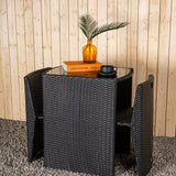 Savanna - Caféset - Černá - Proutěný -