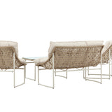 Sedací souprava Tina - Béžová / Béžová