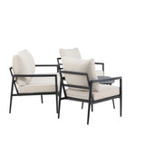Taromina Lounge Set - černá / béžová