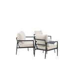 Taromina Lounge Set - černá / béžová