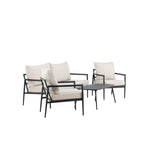 Taromina Lounge Set - černá / béžová