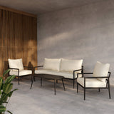 Taromina Lounge Set - černá / béžová