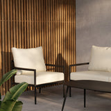 Taromina Lounge Set - černá / béžová