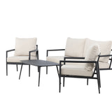 Taromina Lounge Set - černá / béžová