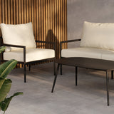 Taromina Lounge Set - černá / béžová