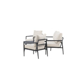 Taromina Lounge Set - černá / béžová