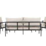 Taromina Lounge Set - černá / béžová