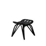 Lounge křeslo, Ella, černá, Stolička:65x76x98,Ottoman:55x42x42