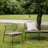 Milano Loungeset hliník - černá / písková