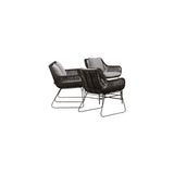 Davao Loungeset Steel - tmavě šedá / hnědá