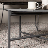 Davao Loungeset Steel - tmavě šedá / hnědá